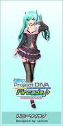 Miku's Honey Whip module used for the song Sweet Devil in the game -Project DIVA- Arcade Future Tone.