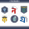 Vsinger Live 2019 embroidery badge