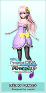 Luka's Fairy Macaron module for the song "Colorful × Sexy" from the videogame Hatsune Miku -Project DIVA- Arcade Future Tone.