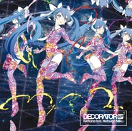 Cover artwork for kz's EP DECORATOR EP, also featured as the music jacket in -Project DIVA- Arcade Future Tone and Mega Mix