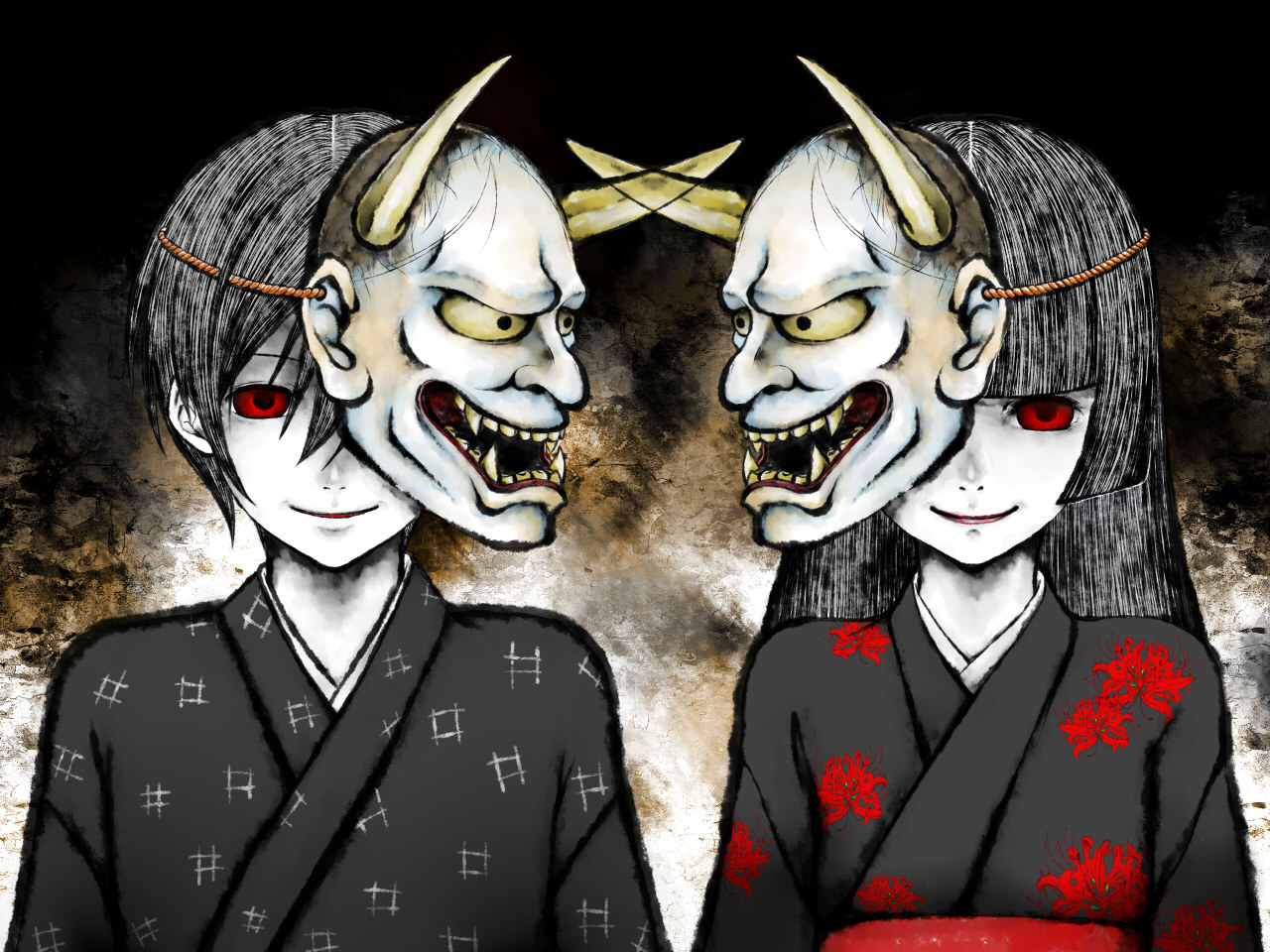 般若の面 -Mask of hannya- (Hannya no Men -Mask of hannya