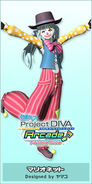Miku's Marionette module for the song "Karakuri Pierrot", designed by Yamako. From the video game Hatsune Miku -Project DIVA Arcade Future Tone