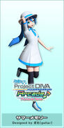 Miku's "Summer Memory" module for the song, featured in -Project DIVA- Arcade Future Tone.