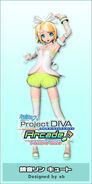 Rin's "Cute Rin" module for the song "Promise" from the game -Project DIVA- Arcade Future Tone