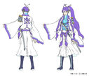 Gackpo concept art, hakama and haori