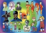 Several illustrations that were used in the video.