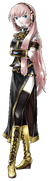 Megurine Luka Company: Crypton Voicebank: Japanese,English Description: 20 years old. Her design was made to be asymmetrical, so from different angles she would look different.