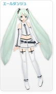 Miku's Aile D'ange module featured in -Project DIVA- 2nd.