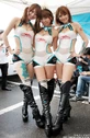 Racing Queens wearing the 2011 outfit