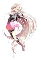 IA Company: 1st Place Voicebank: Japanese Description: Often portrayed as being mysterious and otherworldly due to her original promotions and lack of specified personal info. Her subtitle is "ARIA ON THE PLANETES".