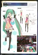 Hatsune.Miku.600.1638037.jpg (89 kB) Arte conceptual de vestuario y modelo de Hatsune Miku en FREELY TOMORROW para Project Diva Arcade Future Tone.
