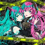 Music jacket featured in -Project DIVA- Arcade, Miku Flick/02, and Mega Mix