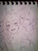 Que decida el corazón - MAIKA & YOHIOloid sketch.jpg (28 KB) Early sketch depicting MAIKA along with YOHIOloid