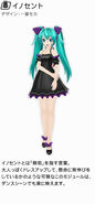 Miku's "Innocent" module for the song "ACUTE", designed by Ichiyou Moka. From the video game "-Project DIVA- f / F".