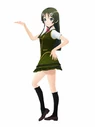 Matcha Waitress uniform (Utayomi pre-registration bonus)