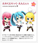 The costume for the song "Electric Angel" from the game Project mirai 2