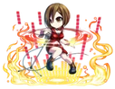 MEIKO's V3 outfit featured in the game Brave frontier dubbed "Cantata Meiko"