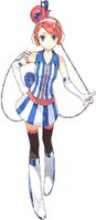 Akikoloid-chan Company: Lawson Voicebank: Japanese Description: Her design is controlled by Lawson and based on their mascot Akiko-chan. She is restricted to private usage.