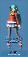 Miku's "Noble" module for the song "Cantarella". From the video game "-Project DIVA- Arcade".