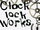 Clock lock works