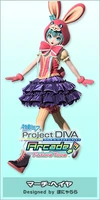 Miku's March Hare module for the song "LOL -lots of laugh-", designed by Honya Lala. From the video game Hatsune Miku -Project DIVA- Arcade Future Tone.