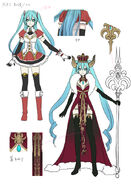 Concept art for Miku