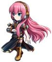 Luka présente dans le jeu Brave Frontier, appelée "Duetto Megurine Luka"