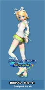 Rin's "Cute Rin" module for the song "Promise" from the game -Project DIVA- Arcade