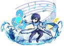 Évolution finale de KAITO dans le jeu Brave Frontier, appelée "Digital Rhapsody Kaito"