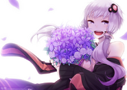 Arte promocional de el primer aniversario de Yukari