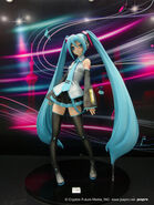 The full-scale Hatsune Miku statue shown at the exhibition portion of the "HATSUNE MIKU EXPO 2015 in SHANGHAI" concert.