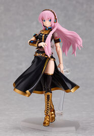 figma 082 Megurine Luka2010/11 GSC * Additional props include a microphone stand, and tuna, tuna has its own supporting stand.