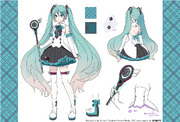 Concept art for the main visual of Magical Mirai 2017.