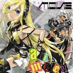 USED) Stickers - VOCALOID (Anim.o.v.e Lily from Anim.o.v.eステッカーＢ)