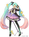 Amusement prize; Taito 10th anniversary Miku figurine「初音ミク 10th Anniversary フィギュア」[23]