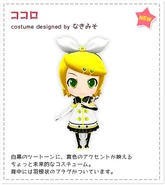 Kokoro costume, featured in the game "Hatsune Miku: Project mirai 2"