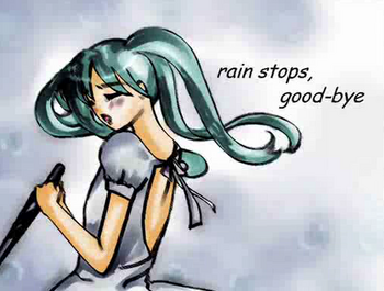 Image of "Rain stops, good-bye"