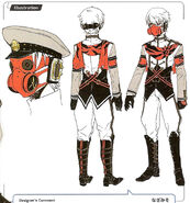 "General" Module concept art by nagimiso, as appears in Hatsune Miku -Project DIVA- f & F memorial fan book.