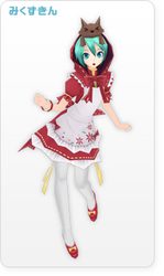 Modelo de Hatsune Miku en -Project DIVA- 2nd.