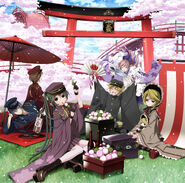 Promotional artwork for the song Senbonzakura