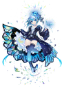 Aoki Lapis CoeAvatar illustration (Transparent), illust. Carnelian