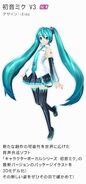 Miku's V3 module for the song "Melt" from the videogame Hatsune Miku -Project DIVA- F 2nd.