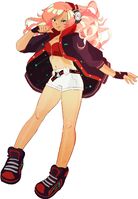 RUBY Company: PowerFX (Independent developer) Voicebank: English Description: A female VOCALOID with a standard American accent. Her design has a sporty, spunky, and upbeat feel to it.