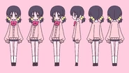 Kaai Yuki reference sheet by channel