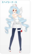 Miku's Spacey Nurse module for the song, featured in -Project DIVA- 2nd.
