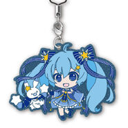 SNOW MIKU Twinkle Snow ver. and Yukine keychain