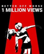 1 million YouTube views commemorative artwork