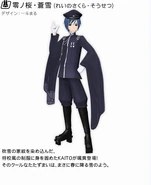 Modelo de KAITO en Senbonzakura para Project Diva F.