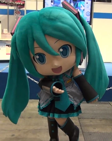 creepy miku doll