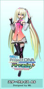 Miku's Star Voice AS module for the song "FREELY TOMORROW", designed by NIL. From the video game Hatsune Miku -Project DIVA- Arcade Future Tone.